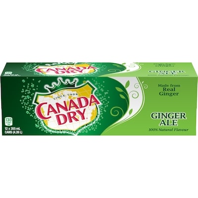 Canada Dry Ginger Ale, 12 Pack 12x355.0 ml, $0.19/100ml