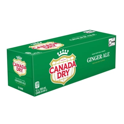Canada Dry Ginger Ale 12x355.0 ml, $0.21/100ml