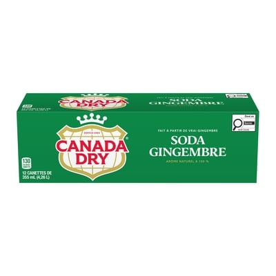 Canada Dry Soda Gingembre 12x355.0 ml, 0,19 $/100ml