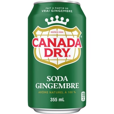 Canada Dry Soda gingembre, emballage de 12 canettes 12x355.0 ml, 0,20 $/100ml