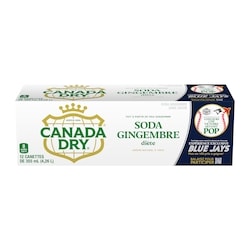 Canada Dry Soda Gingembre Diète 12x355.0 ml, 0,21 $/100ml