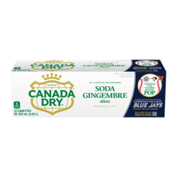 Canada Dry Soda Gingembre Diète 12x355.0 ml, 0,20 $/100ml
