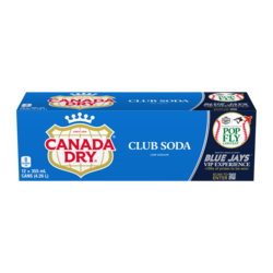 Canada Dry Club Soda 12x355.0 ml, $0.21/100ml
