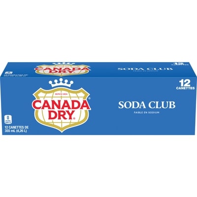 Canada Dry Soda Club 12x355.0 ml, 0,21 $/100ml
