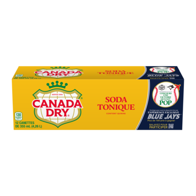 Canada Dry Soda Tonique 12x355.0 ml, 0,20 $/100ml
