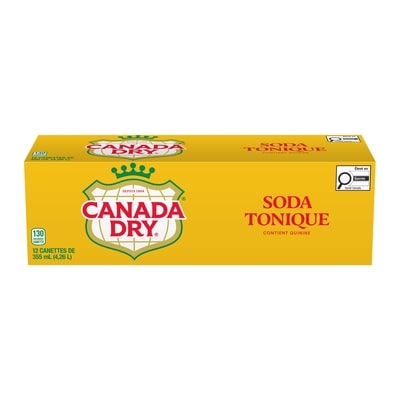 Canada Dry Soda Tonique 12x355.0 ml, 0,21 $/100ml