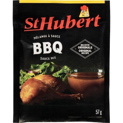 St Hubert Préparation pour sauce barbecue 57 g, 3,49 $/100g