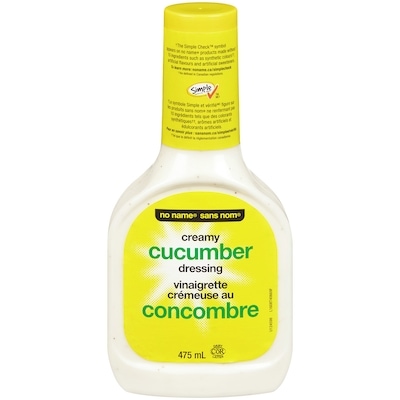 Sans Nom Vinaigrette crémeuse au concombre 475 ml, 0,63 $/100ml