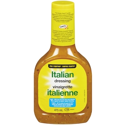 Sans Nom Vinaigrette italienne légère 475 ml, 0,63 $/100ml