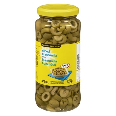 No Name Sliced Manzanilla Olives 375 ml, $1.06/100ml
