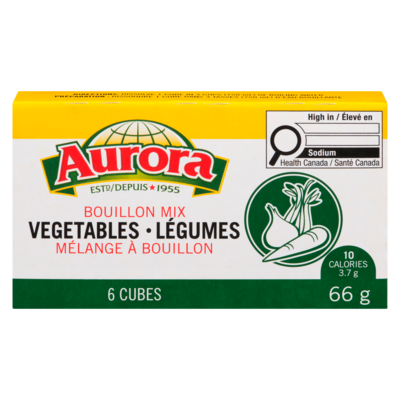 Aurora Vegetable Bouillon Cube 66 g, $2.71/100g