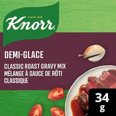 Knorr Demi-Glace Mélange à Sauce de Rôti Classique  34 g, 7,32 $/100g