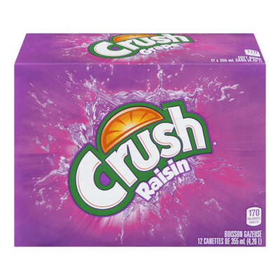 Crush Crush Raisin Boissons gazeuses 12x355.0 ml, 0,19 $/100ml
