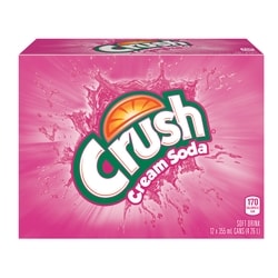 Crush Cream Soda Soft Drink 12x355.0 ml, $0.21/100ml