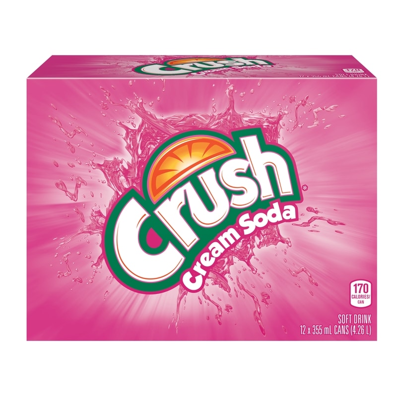 Crush Cream Soda Soft Drink - 12x355.0 ml | Zehrs