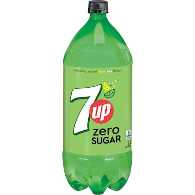 7Up Zero Soda 2 l, $0.10/100ml