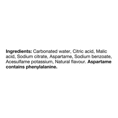 Zero Sugar Lemon Lime Soft Drink