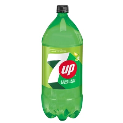 7 UP Zéro boissons gazeuses 2 l, 0,21 $/100ml