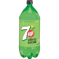 7 UP Zéro boissons gazeuses 2 l, 0,08 $/100ml