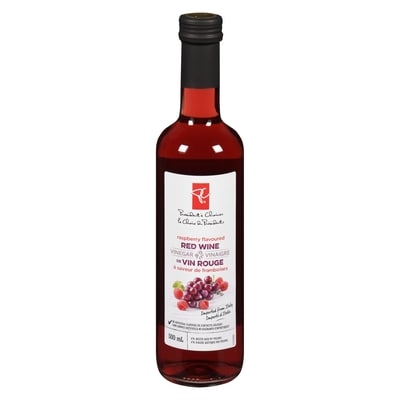 le Choix du Président Vinaigre de vin rouge à saveur de framboises 500 ml, 0,90 $/100ml