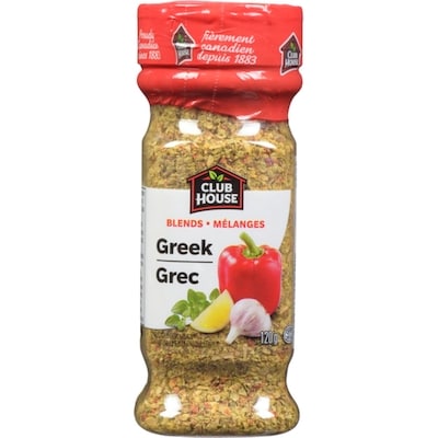 Club House Greek, Gluten-Free One Step Seasoning Signature Blends 120 g, $7.49/100g