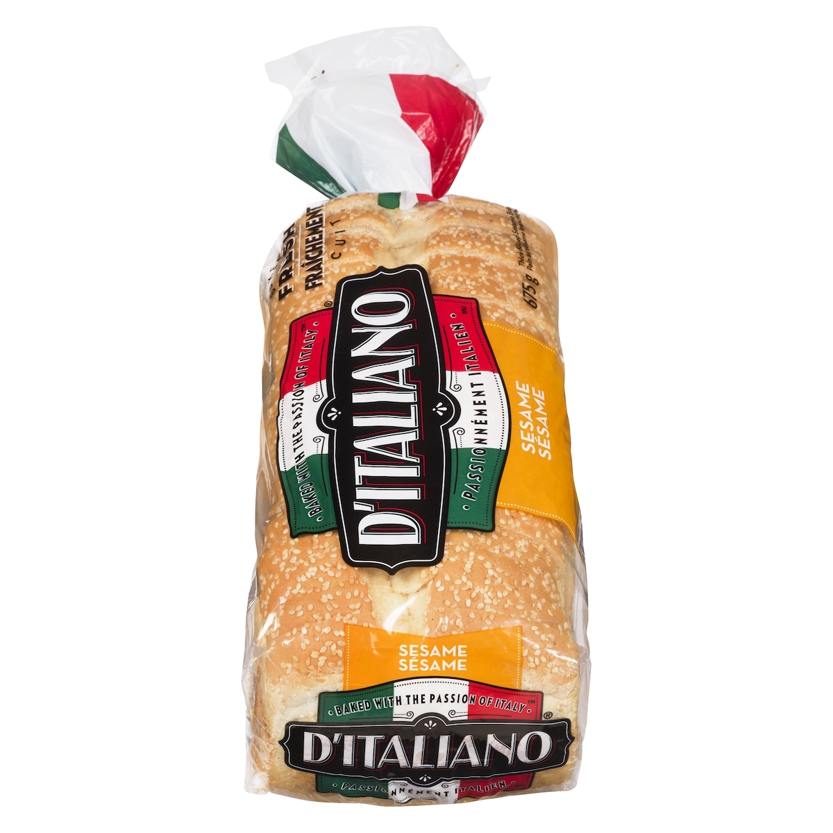 D'Italiano Sesame Seed Bread 675 g, $0.52/100g