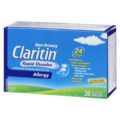 Rapid Dissolve Allergy Medicine, 24-Hour Non-Drowsy Relief