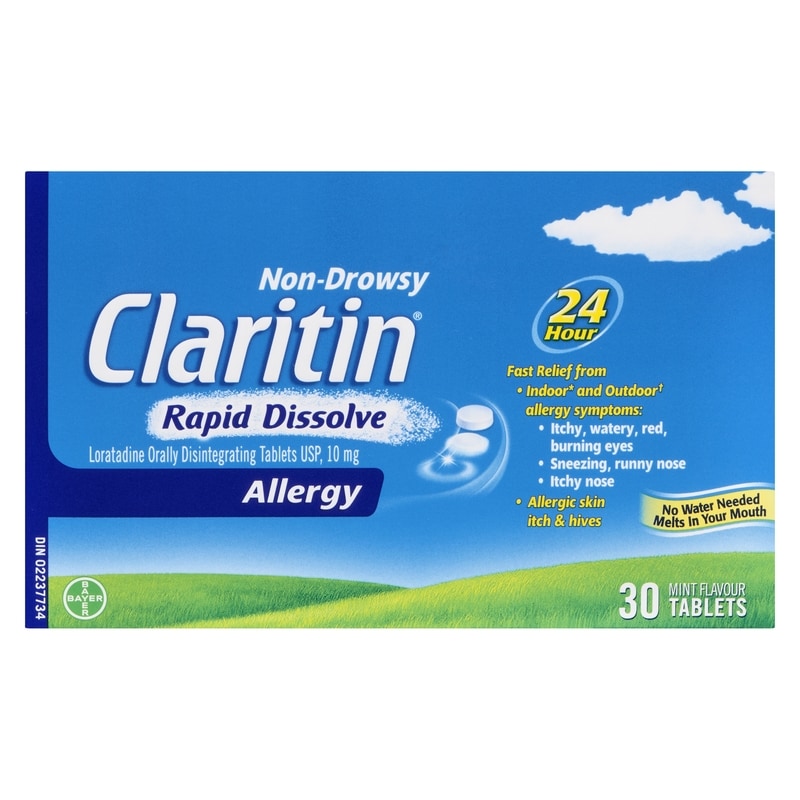 Rapid Dissolve Allergy Medicine, 24-Hour Non-Drowsy Relief