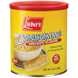 Lieber’s Soupe au poulet sans glutamate de sodium 400 g, 2,50 $/100g