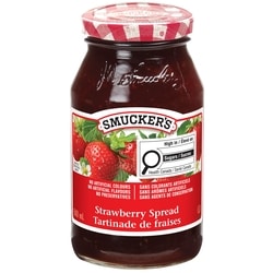 Smuckers Pure Strawberry Jam 500 ml, $1.80/100ml