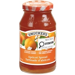 Smucker’s Tartinade d'Abricots 500 ml, 1,80 $/100ml
