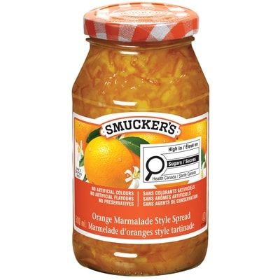 Smucker’s Pure marmelade d'oranges 500 ml, 1,70 $/100ml