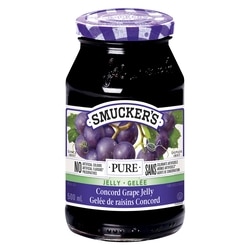 Smucker’s Pure gelée de raisins Concord 500 ml, 1,40 $/100ml
