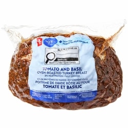 PC Blue Menu Tomato and Basil Oven Roasted Turkey Breast $45.90/1kg $20.83/1lb