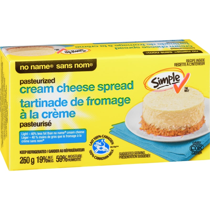 Pasteurized Light Cream Cheese Spread