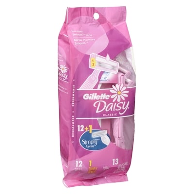Daisy Disposable Razor 12 Count + FREE Venus Simply3 1 Count