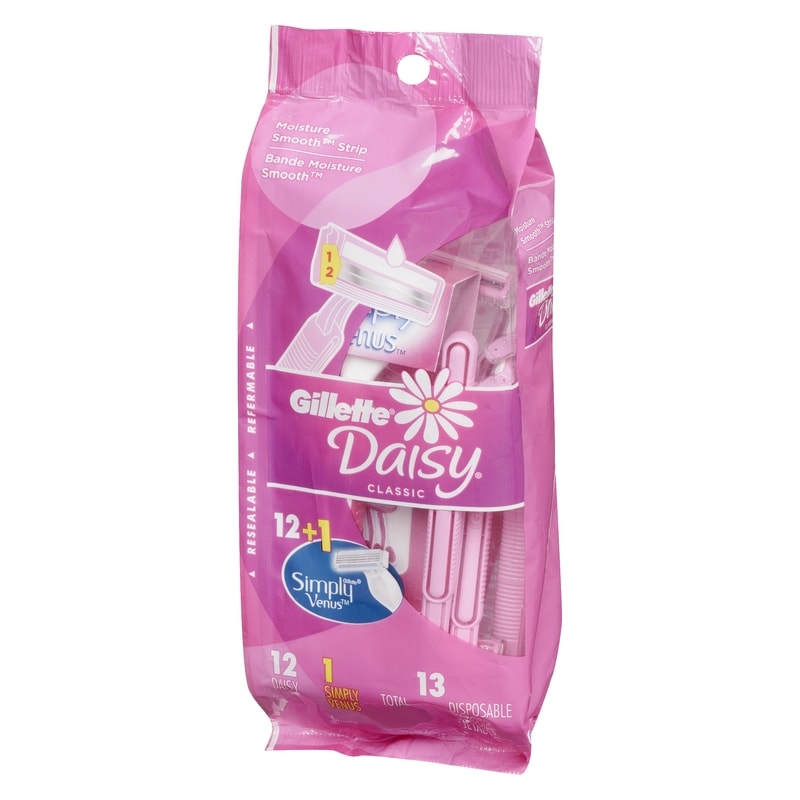 Daisy Disposable Razor 12 Count + FREE Venus Simply3 1 Count