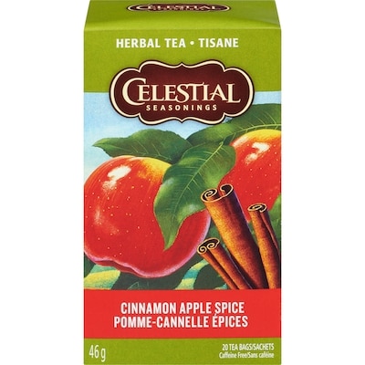 Celestial Seasonings Cinnamon Apple Spice Herbal Tea 20 ea, $0.30/1ea