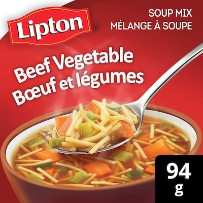 Lipton Mélange à Soupe Déshydraté Bœuf et Légumes  94 g, 2,65 $/100g