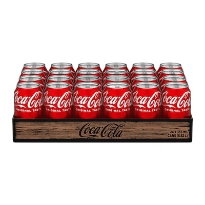 Coca-Cola Cola Cans 24x355.0 ml, $0.15/100ml