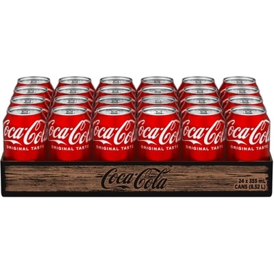 Coca-Cola Cola Cans 24x355.0 ml, $0.15/100ml