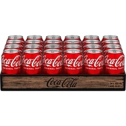 Coca-Cola Cola Cans 24x355.0 ml, $0.16/100ml