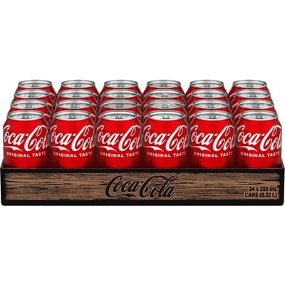 Coca-Cola Cola Cans 24x355.0 ml, $0.21/100ml