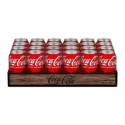 Coca-Cola Cola Cannettes 24x355.0 ml, 0,18 $/100ml
