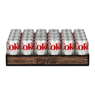 Coca-Cola Diet Cola Cans 24x355.0 ml, $0.19/100ml