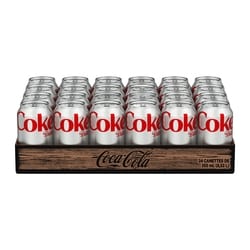 Coca-Cola Cola Diète Cannettes 24x355.0 ml, 0,19 $/100ml