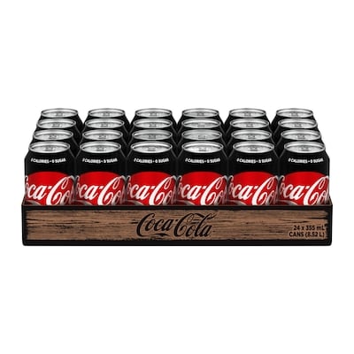 Coca-Cola Cola Zero Sugar Cans 24x355.0 ml, $0.15/100ml