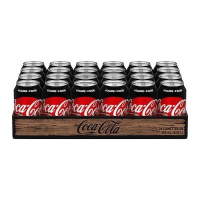 Coca-Cola Cola Zero Sucre Cannettes 24x355.0 ml, 0,15 $/100ml