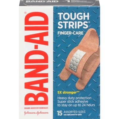 Band-Aid Tough Strips 15 ea, $0.47/1ea
