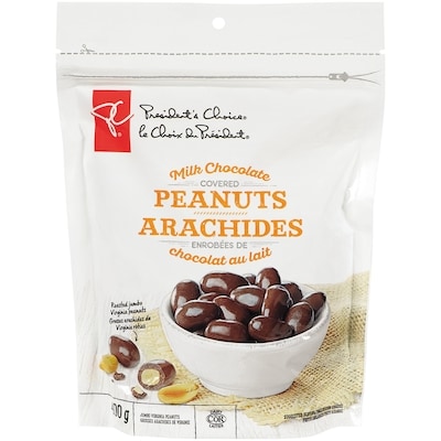 President's Choice Milk Chocolate Covered Peanuts 400 g, $2.37/100g